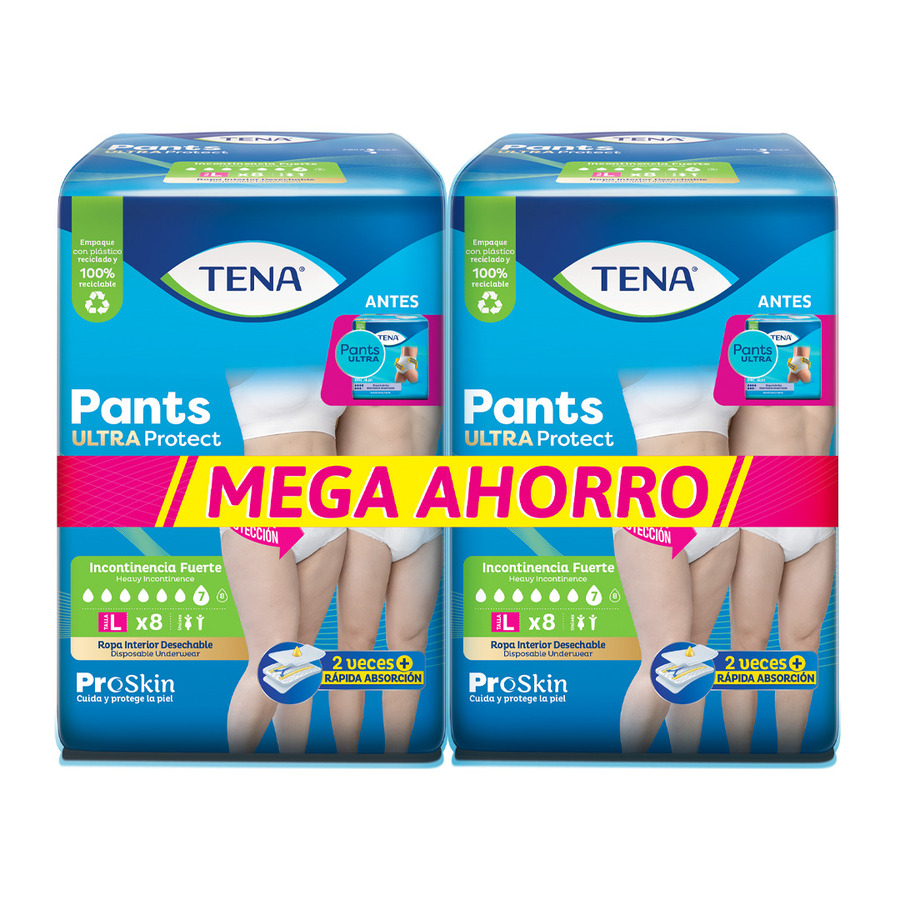 Imagen de  Pañal de Incontinencia TENA Pants Ultra Mx8x2 P-espe 14268