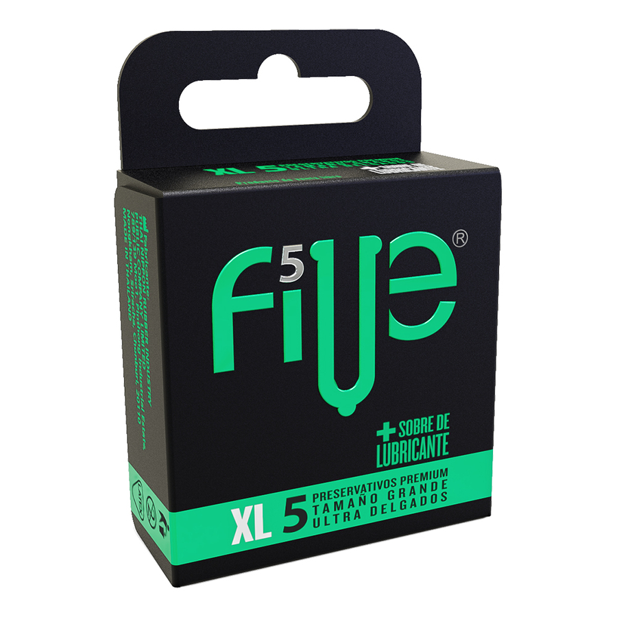Imagen de  Preservativo FIVE XL 14510 5 unidades