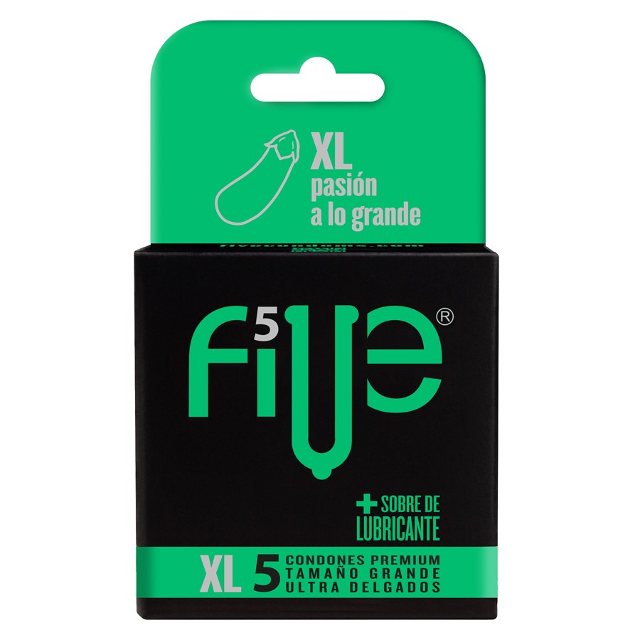 Imagen de  Preservativo FIVE XL 14510 5 unidades