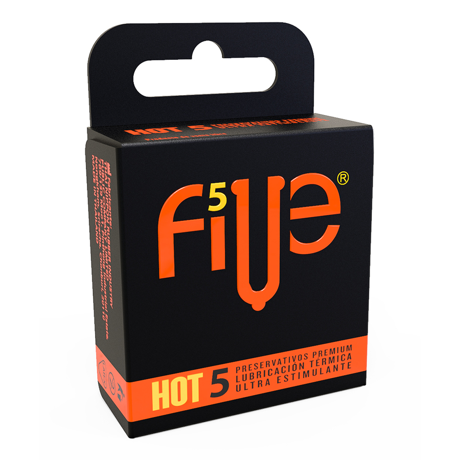 Imagen de  Preservativo FIVE Hot 14511 5 unidades