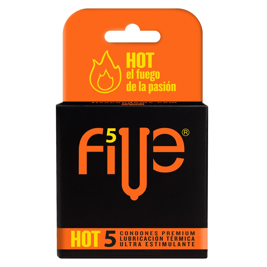 Imagen de  Preservativo FIVE Hot 14511 5 unidades