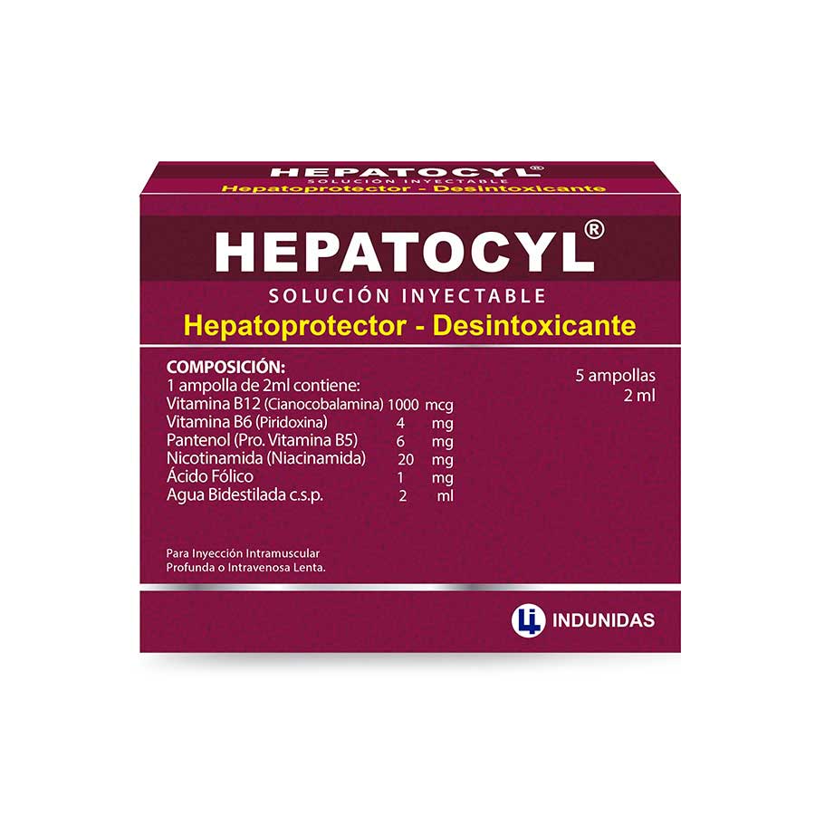 Imagen de  HEPATOCYL x 5 Ampolla Inyectable