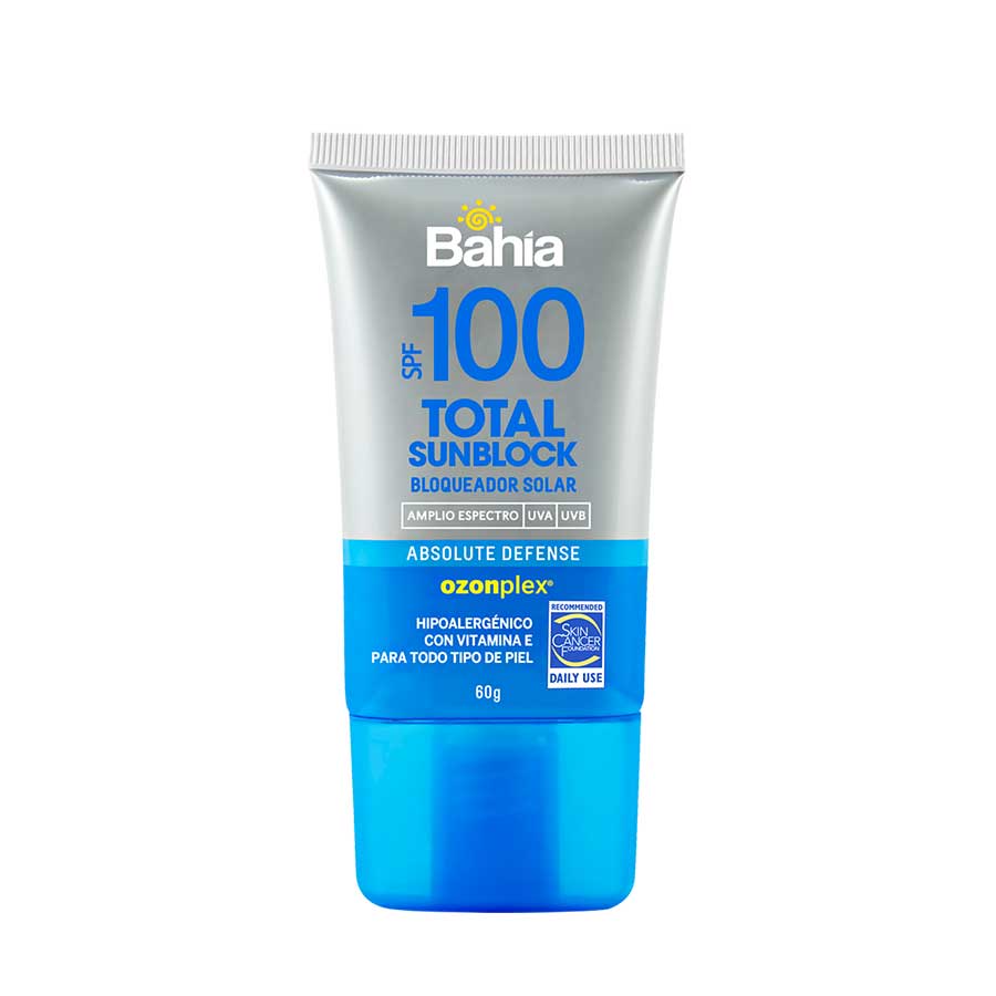 Imagen de Bloqueador bahia total sunblock fps 100 60 g