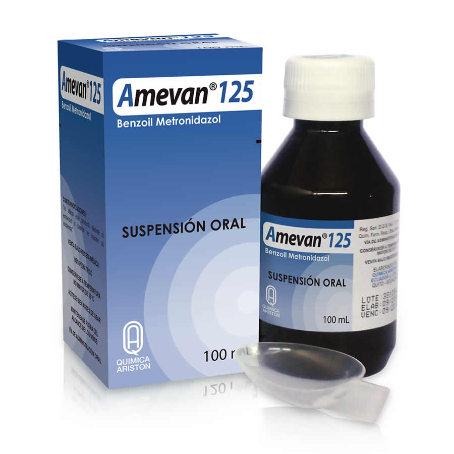 Imagen de Amevan 125mg/5ml Dyvenpro Farma Comercial Suspensión