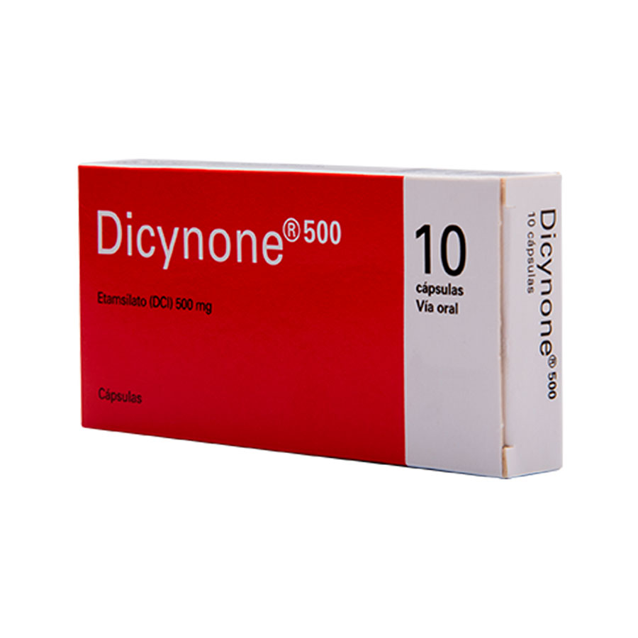 Imagen para  DICYNONE 500 mg OM PHARMA x 10 Cápsulas                                                                                        de Pharmacys
