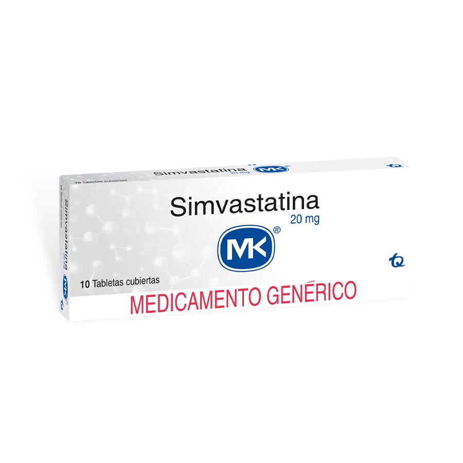 Imagen de  SIMVASTATINA 20 mg TECNOQUIMICAS x 10 Tableta