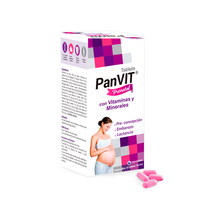 Imagen de Panvit prenatal tableta x 30