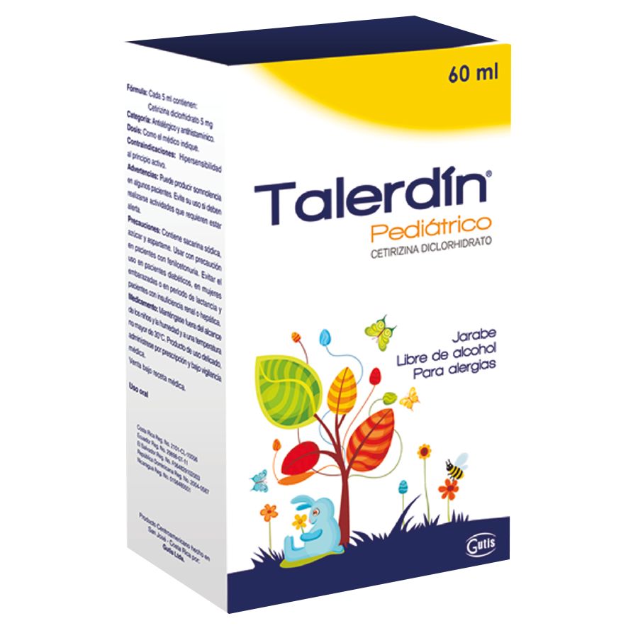 Imagen de  TALERDIN 5 mg GUTIS Jarabe