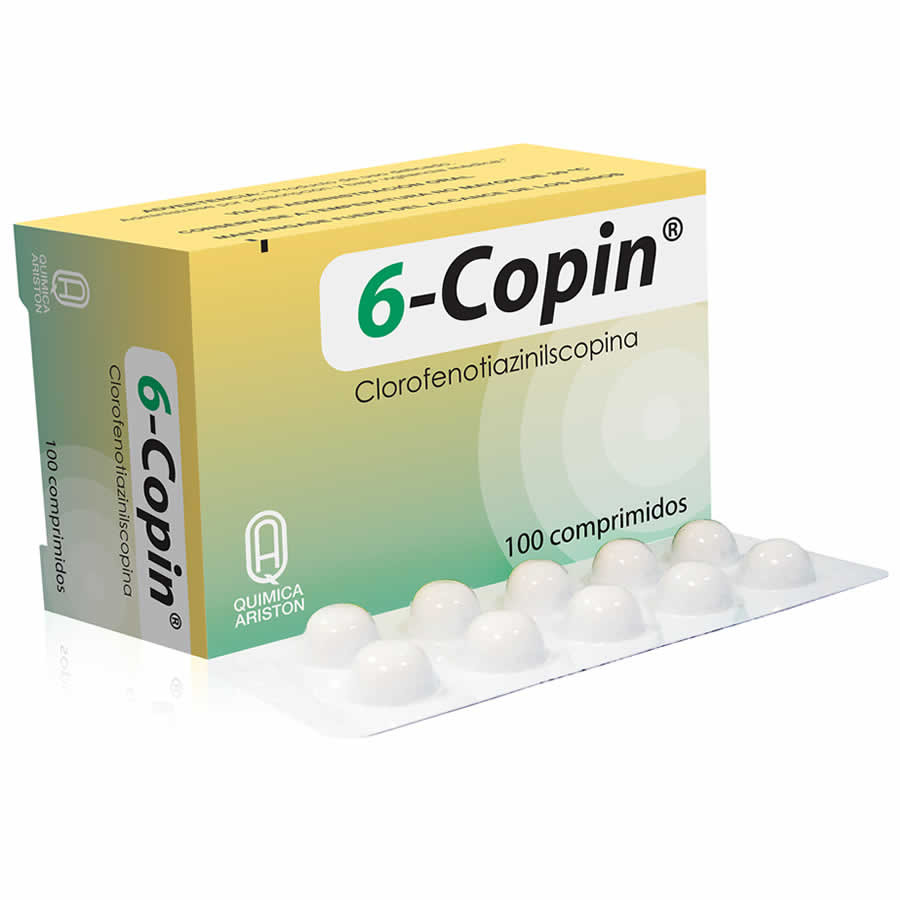 Imagen para  SEIS-COPIN 25 mg QUIMICA ARISTON x 100 RX Comprimidos                                                                           de Pharmacys