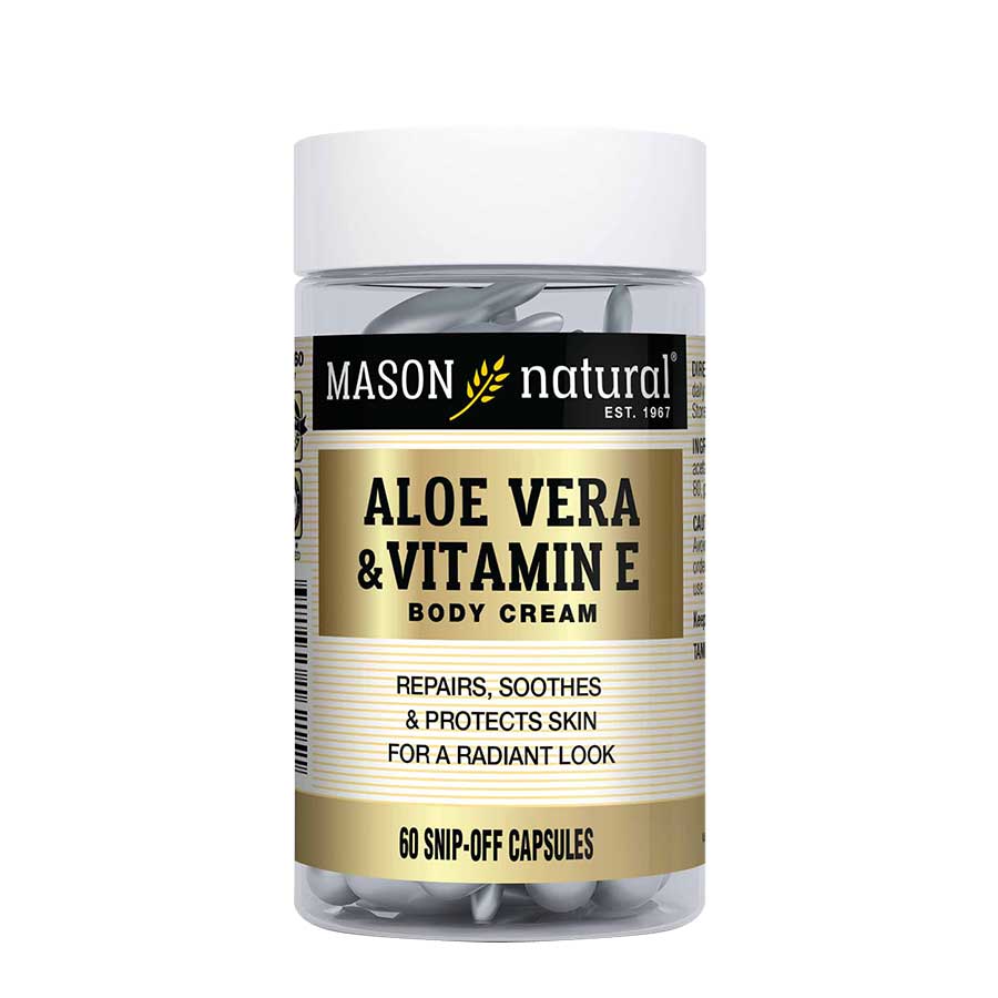 Imagen de Aloe vera y vitamina e mason cápsulas x 60