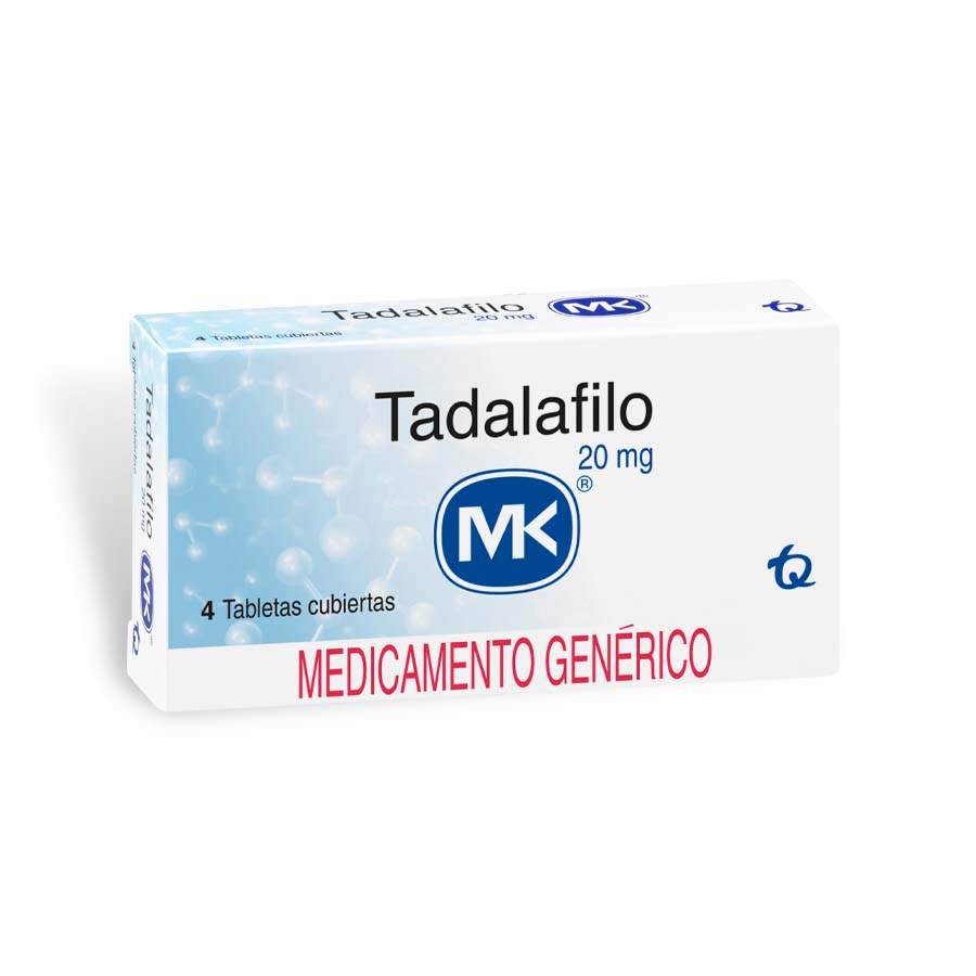 Imagen para  TADALAFILO 20 mg TECNOQUIMICAS x 4 Tableta                                                                                      de Pharmacys