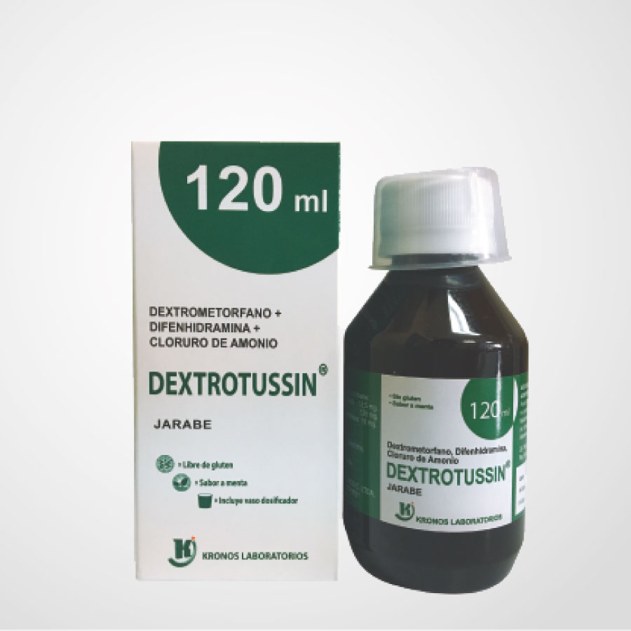 Imagen de  DEXTROTUSSIN 12.5 mg x 125 mg x 15 mg KRONOS Jarabe