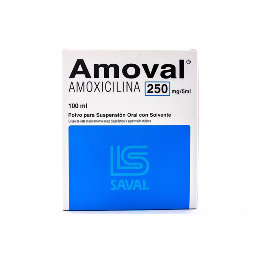 Imagen de Amoval 250mg/5ml Ecuaquimica Saval Suspensión