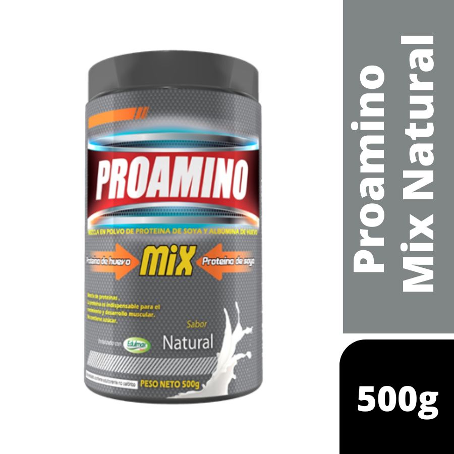 Imagen de Proteina proamino mix natural polvo 500 gr