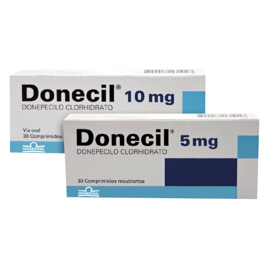 Imagen para Donecil 10mg grunenthal comprimido recubierto                                                                                    de Pharmacys