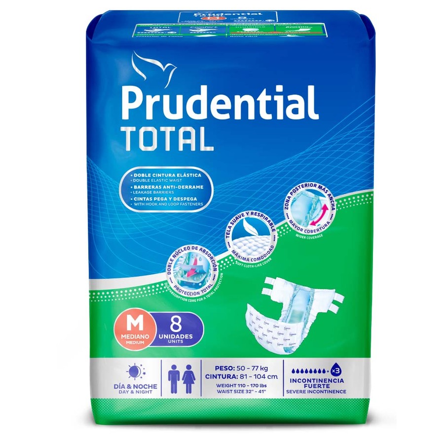 Imagen de Pañal prudential medx8