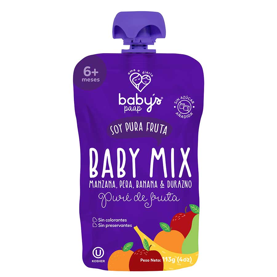 Imagen de Puré de frutas babys mix duo pack pera 113 g