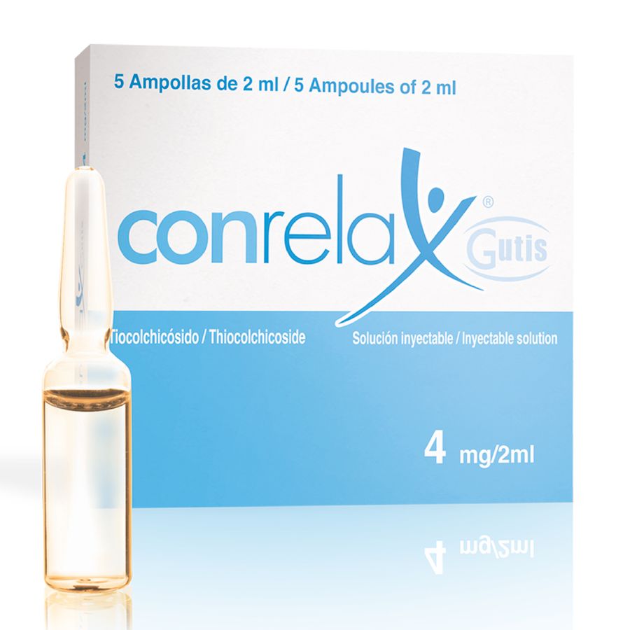 Imagen para  CONRELAX 4 mg GUTIS x 5 Ampolla Inyectable                                                                                      de Pharmacys
