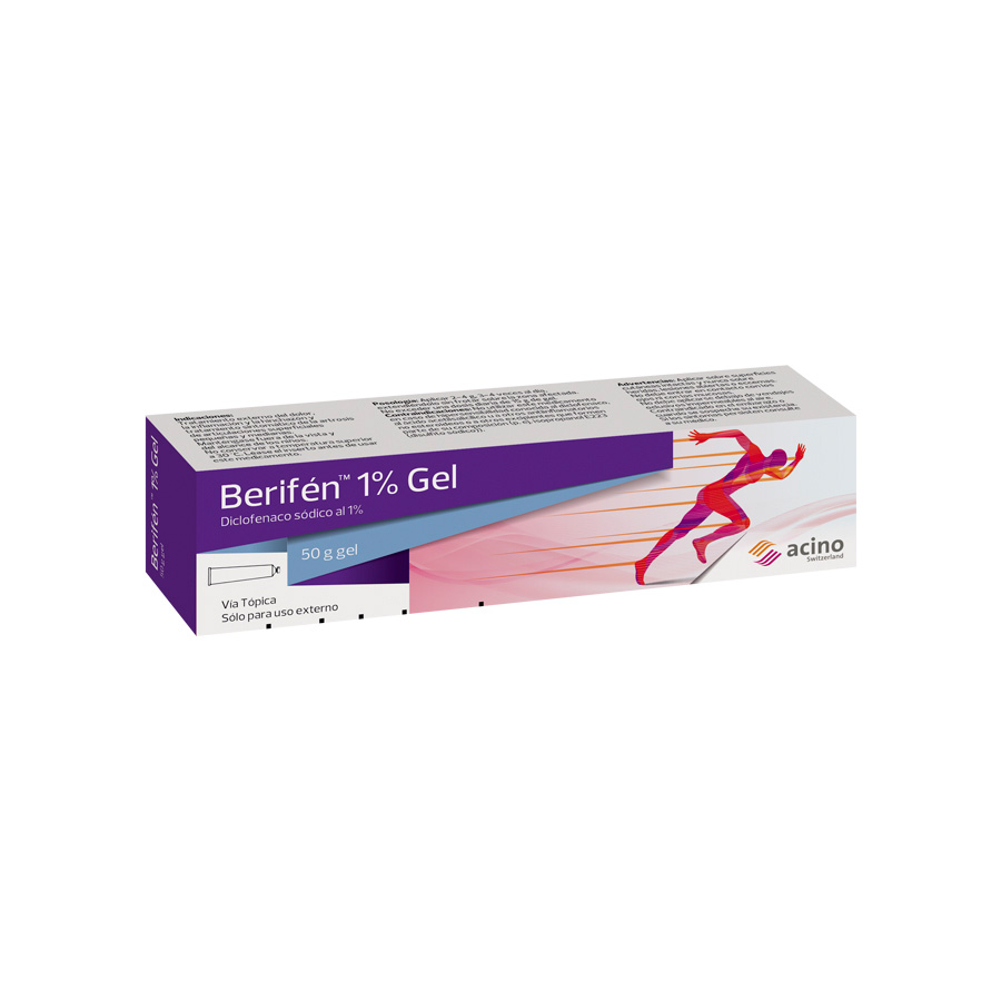 Imagen de Antiinflamatorio no esteroideo berifen 1 % gel 50 g