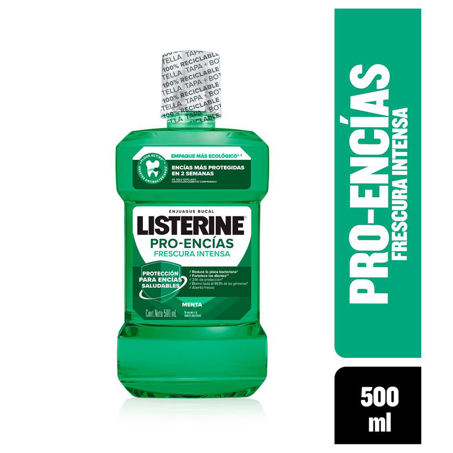 Imagen de  Enjuague Bucal LISTERINE Protección Dientes y Encías 16651 500 ml