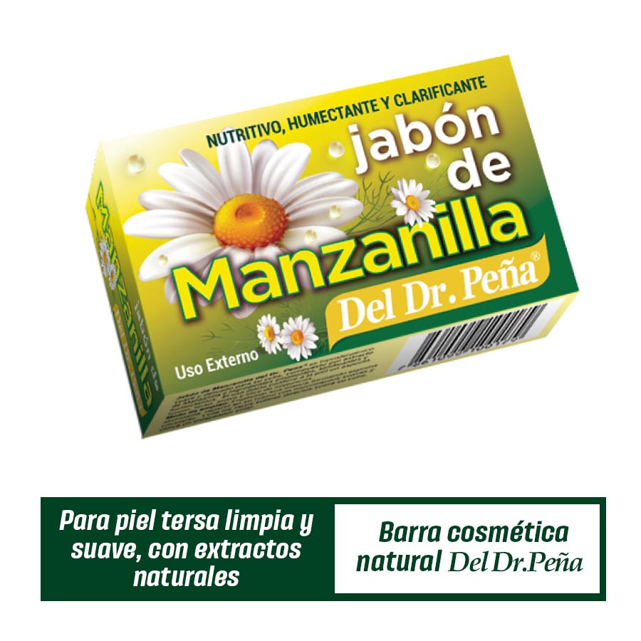 Imagen de Jabón En Barra Dr Peña Manzanilla Barra 90 g