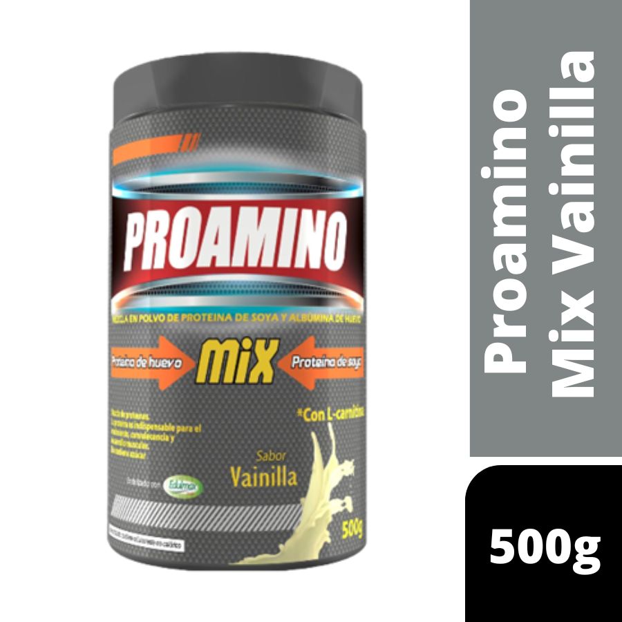 Imagen de Proteina proamino mix vainilla fco polvo 500gr