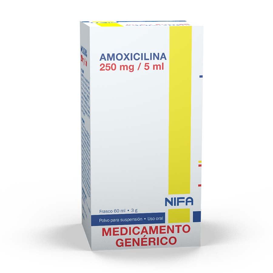 Imagen de Amoxicilina 250mg/5ml garcos - nifa genericos suspensión