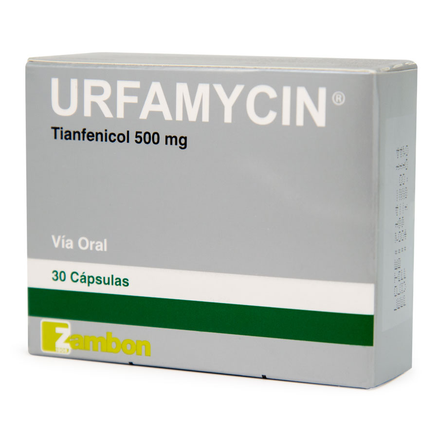 Imagen para  URFAMYCIN 500 mg ZAMBON x 30 Cápsulas                                                                                          de Pharmacys