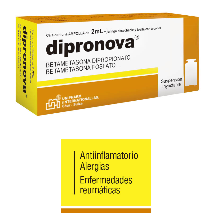 Imagen de  DIPRONOVA UNIPHARM DIPRONOVA SUS-INYx5/2MGx2ML