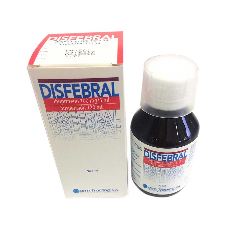 Imagen de Disfebral 100mg/5ml farmtrading suspensión