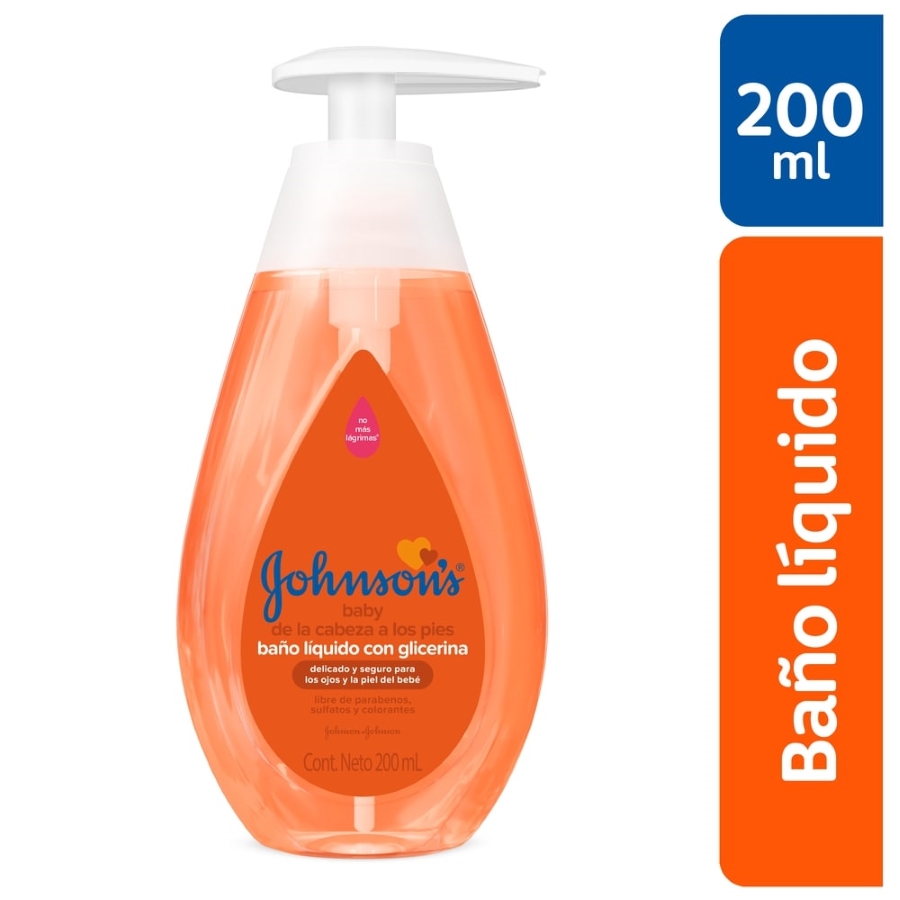 Imagen de  Jabón Líquido JOHNSON&JOHNSON De la Cabeza a los Pies 17387 200 ml