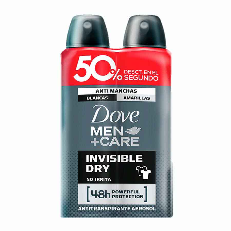 Imagen de Desodorante dove men care invisible dry aerosol 150 ml