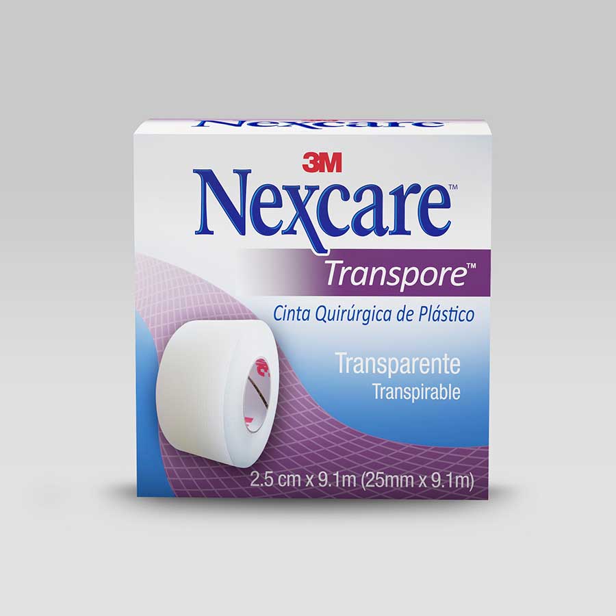 Imagen de Esparadrapo nexcare transpore 24 mm x 9.1 m