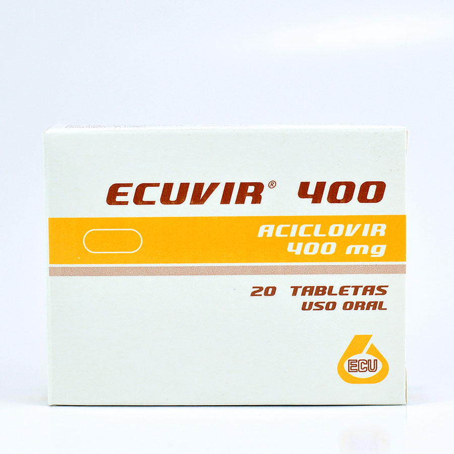 Imagen para  ECUVIR 400 mg ECU x 20 Tableta                                                                                                  de Pharmacys
