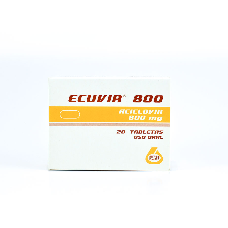Imagen para  ECUVIR 800 mg ECU x 20 Tableta                                                                                                  de Pharmacys
