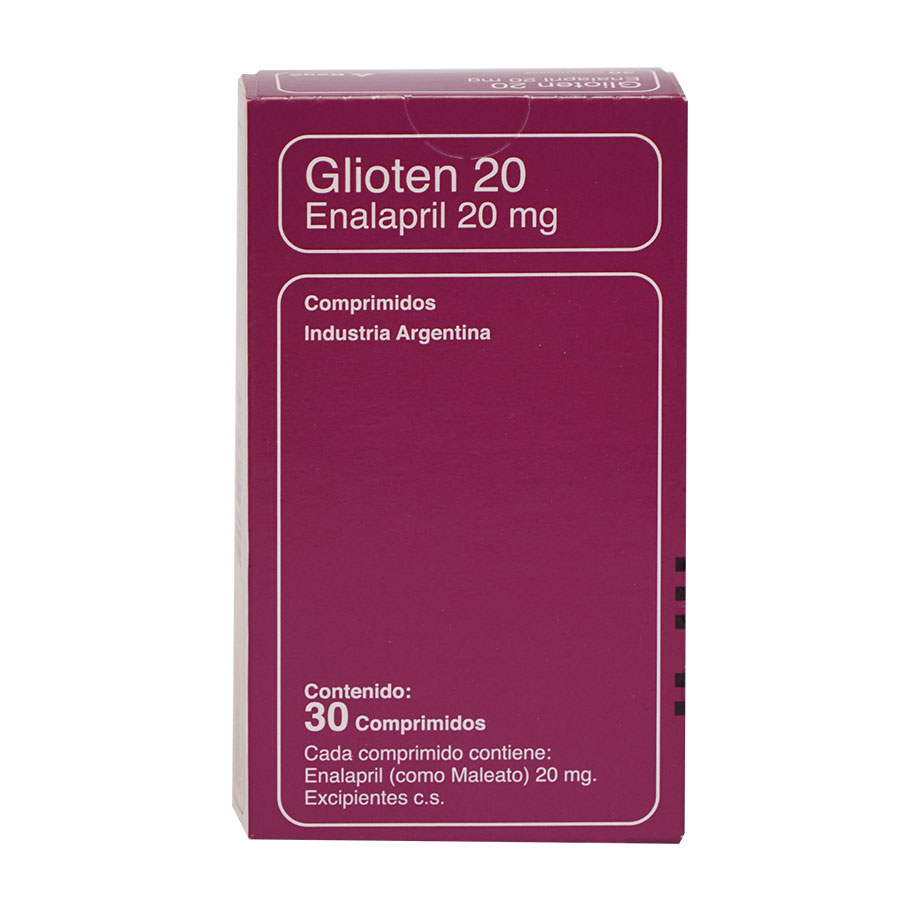 Imagen para Glioten 20mg Quifatex Dist Bago Comprimidos                                                                                      de Pharmacys