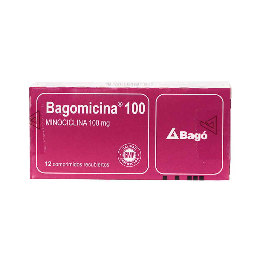 Imagen para  BAGOMICINA 100 mg x 12 Comprimidos                                                                                              de Pharmacys