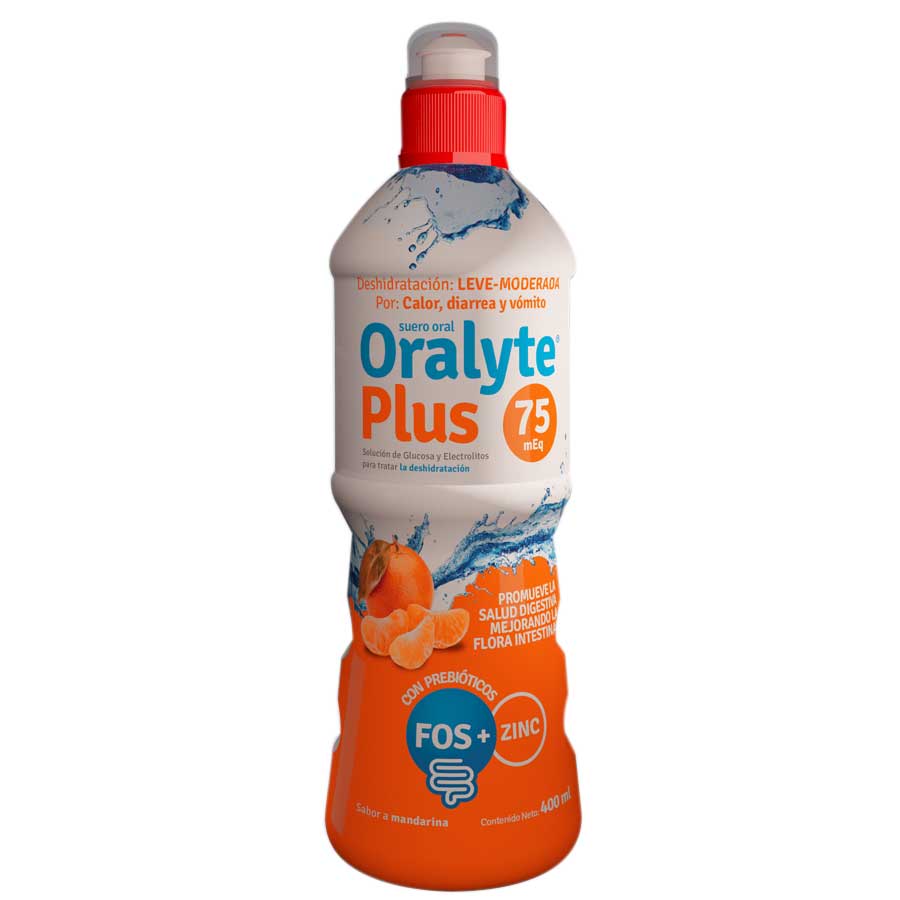 Imagen de Oralyte Plus 75meq Mandarina Solución Oral 400 ml