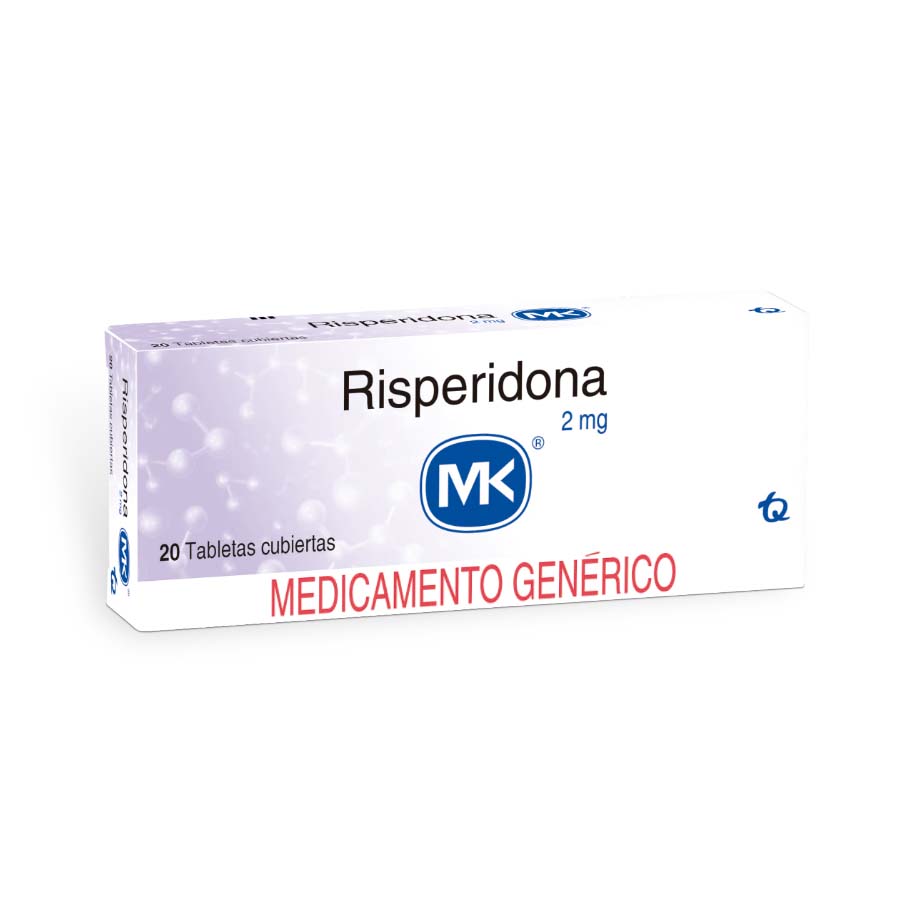 Imagen de  RISPERIDONA 2 mg TECNOQUIMICAS x 20 Tableta
