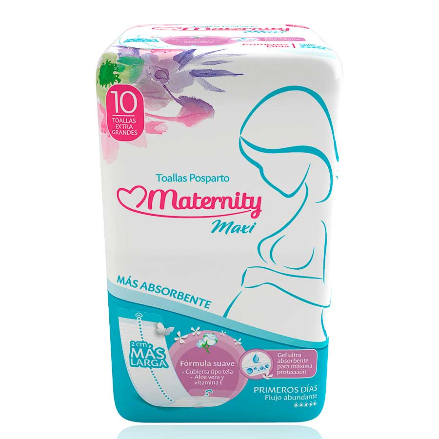 Imagen de Toalla Sanitaria Maternity 10 Unidades