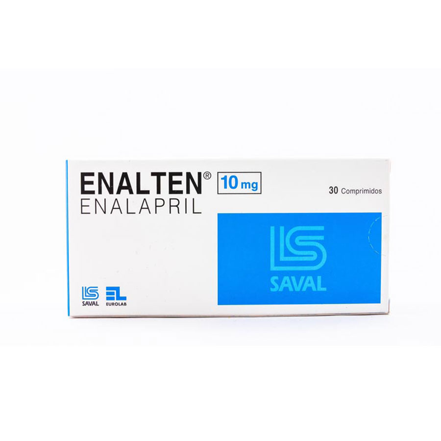 Imagen para  ENALTEN 10 mg ECUAQUIMICA x 30 Comprimidos                                                                                      de Pharmacys