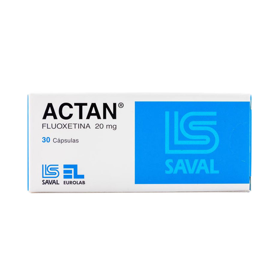 Imagen para  ACTAN 20 mg ECUAQUIMICA x 30 Cápsulas                                                                                          de Pharmacys