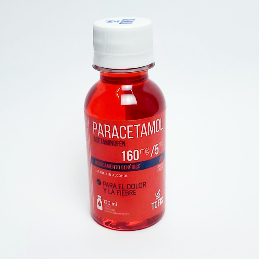 Imagen de Analgésico paracetamol 160 mg jarabe 120 ml