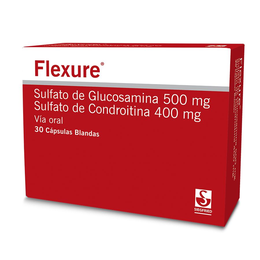 Imagen para  FLEXURE 628.28 mg x 444.45 mg x 30 Cápsulas Blandas                                                                            de Pharmacys