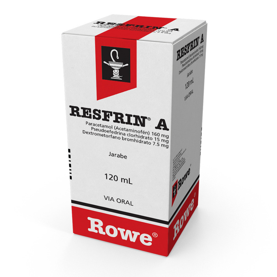 Imagen de  RESFRIN 160 mg x 15 mg x 7,5 mg / 5ml MEGALABS Jarabe