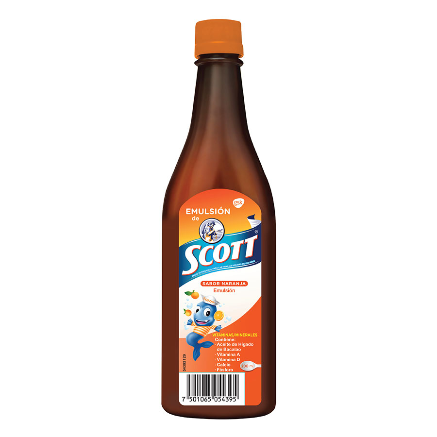 Imagen de Scott emulsión naranja 200ml