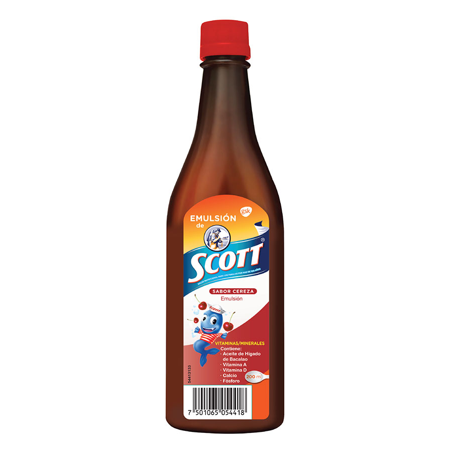 Imagen de Scott emulsión cereza 200ml