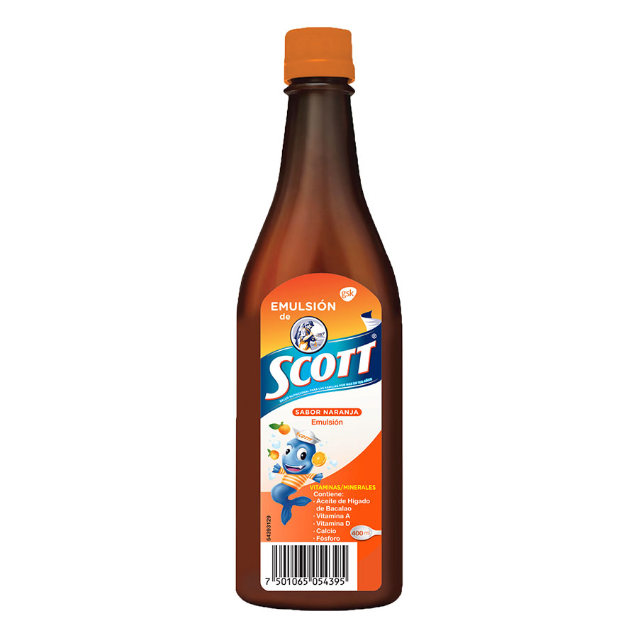 Imagen de Scott emulsión naranja 400ml