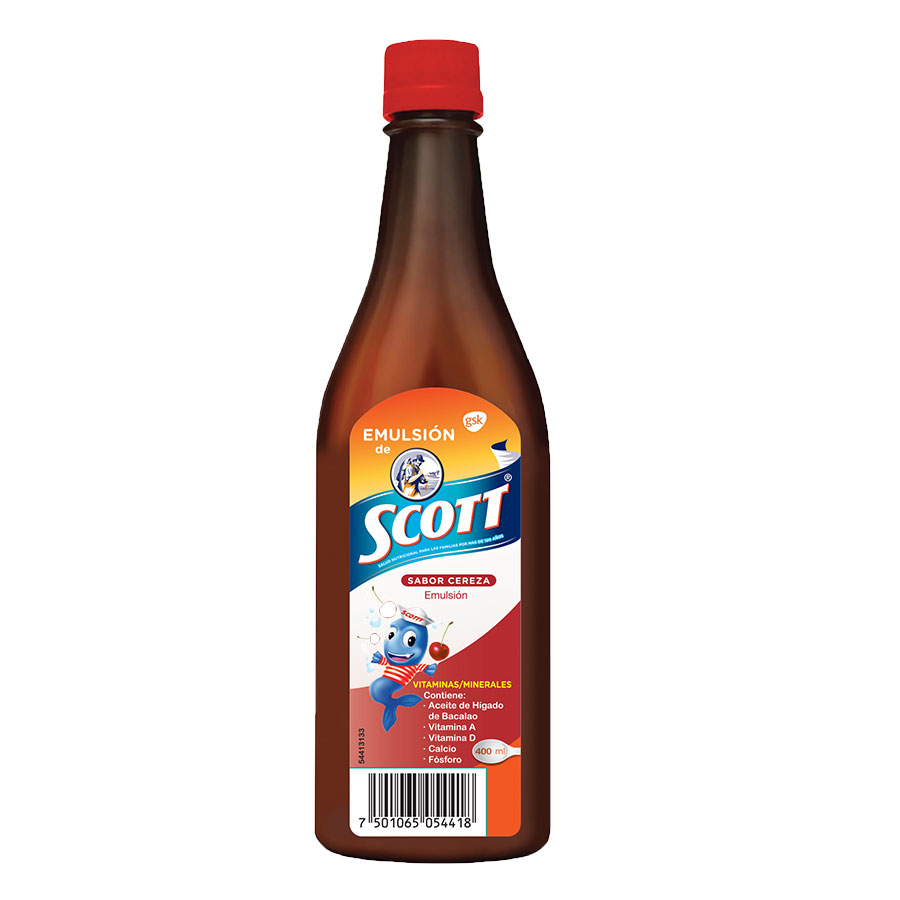 Imagen de Scott emulsion cereza 400ml
