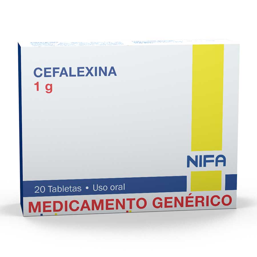 Imagen para  CEFALEXINA 1 g GARCOS x 20 Tableta                                                                                              de Pharmacys